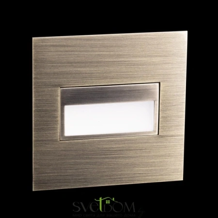 Citilux Скалли CLD007K3 LED Встраиваемый светильник лестничный Бронза CITILUX