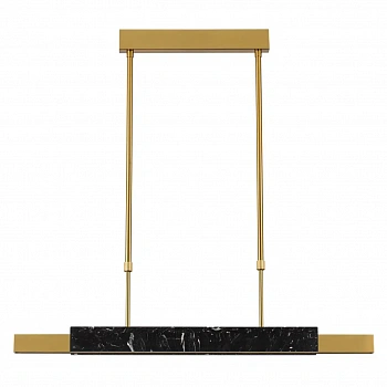 4361/25L MIDCENT ODL24 129 черный мрамор/антич. бронза/металл/акрил Подвесной светильник IP20 LED 25W 3000K 220V MARMI