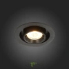 ST702.338.12 Св-к встр. Черный LED 1*12W 3000K 900Lm Ra80 24° IP20 D90xH92 180-240V Встраиваемые светильники ST LUCE