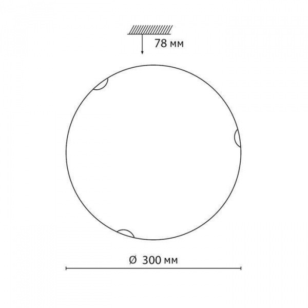 Настенно-потолочные светильники SONEX 7602/BL от Магазина Svetdom.by