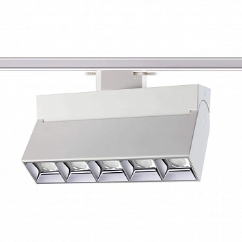 358665 PORT NT21 117 белый Светильник трековый однофазный трехжильный IP33 LED 4000K 25W 110-265V EOS