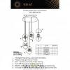 Люстры потолочныеAPL.860.06.30 Aployt | Svetdom.by