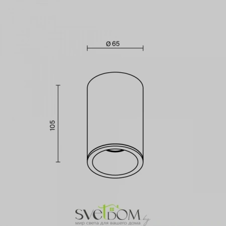Потолочные светильники Maytoni C029CL-01-S-W от Магазина Svetdom.by