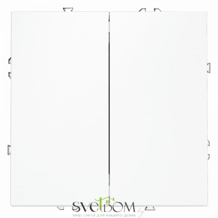 Проходной переключатель двухклавишный Voltum S70 VLS020302  VLS020302 Voltum