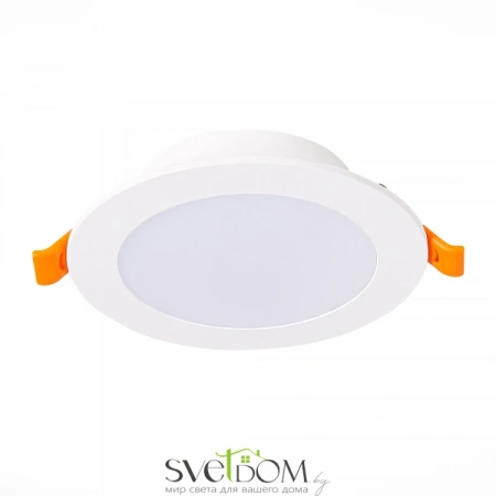 ST210.538.12 Св-к встр. Белый LED 1*12W 3000K 900Lm Ra80 110° IP20 D120xH30 220-240V Встраиваемые светильники ST LUCE