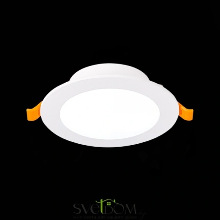 ST210.538.08 Св-к встр. Белый LED 1*8W 3000K 640Lm Ra80 110° IP20 D120xH30 220-240V Встраиваемые светильники ST LUCE