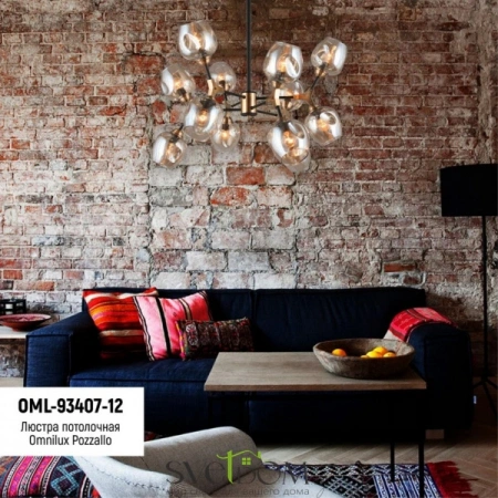 Люстры потолочныеOML-93407-12 Omnilux | Svetdom.by