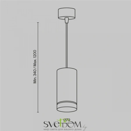 Подвесные светильники Maytoni P085PL-12W4K-W от Магазина Svetdom.by