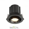 ST702.338.12 Св-к встр. Черный LED 1*12W 3000K 900Lm Ra80 24° IP20 D90xH92 180-240V Встраиваемые светильники ST LUCE