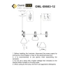 Люстра подвесная Omnilux  OML-59603-12 Omnilux