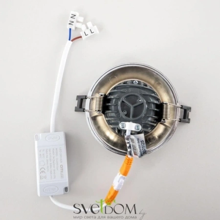 Citilux Дзета CLD042NW1 LED Встраиваемый светильник с диммером CITILUX