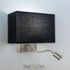 Citiluх Декарт CL704301 Бра с чёрным абажуром и диммером CITILUX