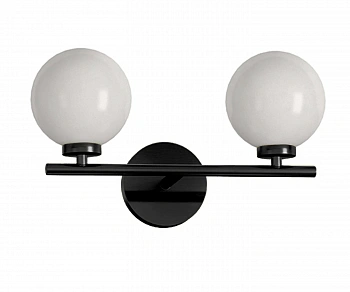 07504-2,19(g4) Бра Сида черный w30*6 h17 G4 2*5W (Led лампы в комплекте)