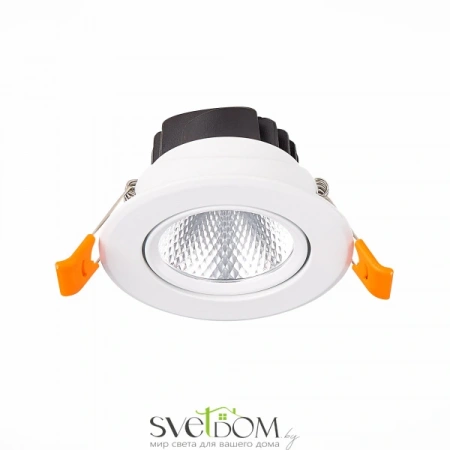ST211.548.08.36 Св-к встр. Белый LED 1*8W 4000K 640Lm Ra80 36° IP20 D86xH50 220-240V Встраиваемые светильники ST LUCE