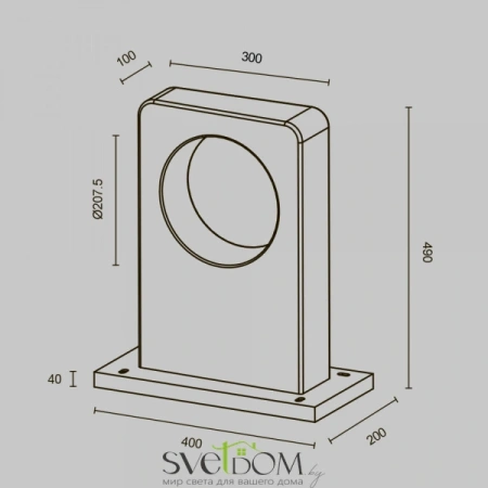 Ландшафтный светильник Outdoor O469FL-L7CM3K Maytoni