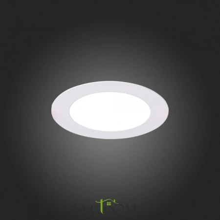 ST210.548.06 Св-к встр. Белый LED 1*6W 4000K 480Lm Ra80 110° IP20 D90xH30 220-240V Встраиваемые светильники ST LUCE