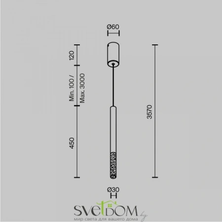 Подвесные светильники Maytoni MOD157PL-L6GK от Магазина Svetdom.by