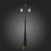 SL080.425.02 Светильник уличный наземный ST-Luce Темный кофе/Прозрачный, Темный кофе E27 2*100W LASTERO ST LUCE