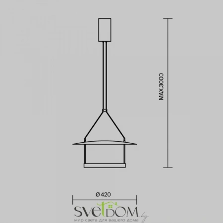Подвесные светильники Maytoni MOD280PL-L23B3K от Магазина Svetdom.by