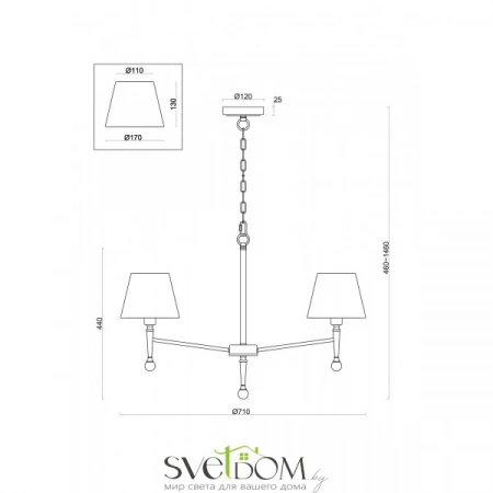 Подвесные светильники Freya FR2190PL-05N от Магазина Svetdom.by