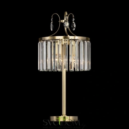 Citilux Инга CL335833 Настольная лампа хрустальная Бронза CITILUX
