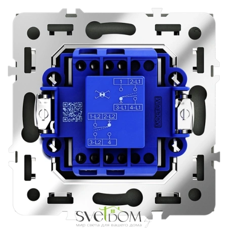 Перекрестный переключатель одноклавишный Voltum S70 VLS010508  Voltum VLS010508