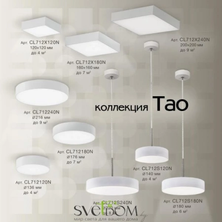 Накладные светильники CITILUX CL712120N от Магазина Svetdom.by