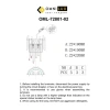 Светильник настенный (Бра) Omnilux  OML-72801-02 Omnilux