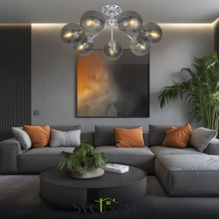 Citilux Томми CL102170 Люстра потолочная Хром CITILUX