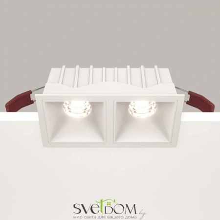 Фото Встраиваемые светильники Maytoni DL043-02-10W4K-D-SQ-W Встраиваемые светильники Maytoni DL043-02-10W4K-D-SQ-W от Магазина Svetdom.by