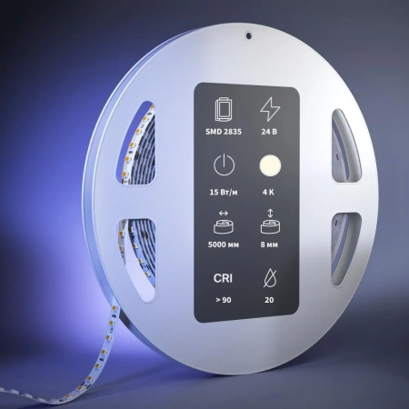 Светодиодная лента Maytoni Ультра 24В 2835 15Вт/м 4000К 5м IP 20 201325 Maytoni