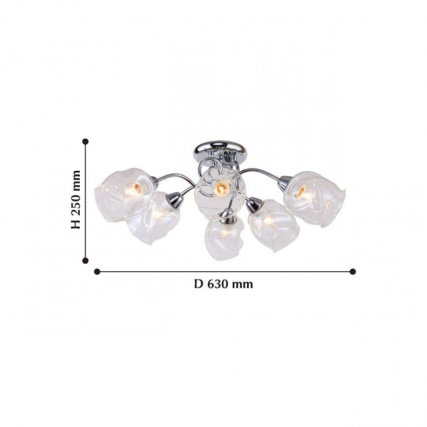 Люстры потолочные2191-6U Favourite | Svetdom.by