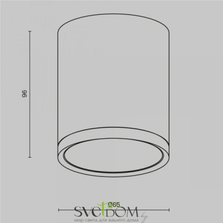 Потолочные светильники Maytoni C086CM-GX53-MRD-B от Магазина Svetdom.by