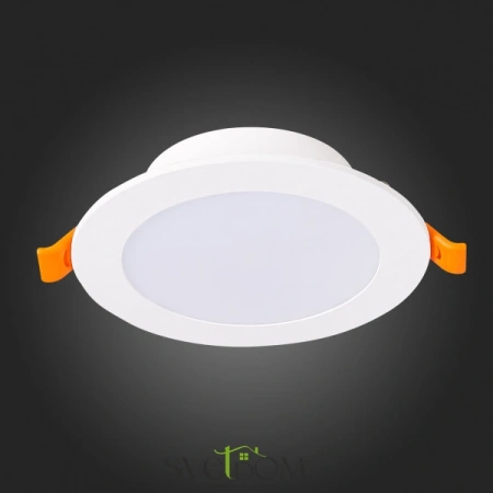 ST210.548.12 Св-к встр. Белый LED 1*12W 4000K 900Lm Ra80 110° IP20 D120xH30 220-240V Встраиваемые светильники ST LUCE