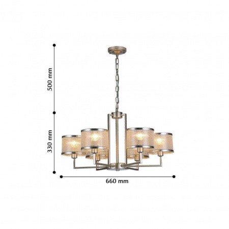 Люстры потолочные2487-6P Favourite | Svetdom.by