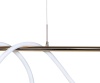 08041,33(3000K) Подвес димм.Далия золото Led 72W Kink Light