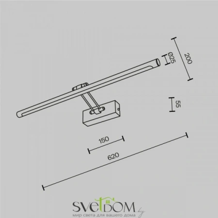 Подсветки MIR267WL-L14CH3K Maytoni | Svetdom.by