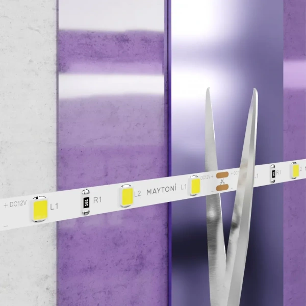 Светодиодная лента 12В 2835 4,8Вт/м 6000K 5м IP20 5мм 20009