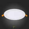 ST209.548.12 Св-к встр. Белый LED 1*12W 4000K 816Lm Ra80 110° IP20 D170xH8 90-265V Встраиваемые светильники ST LUCE