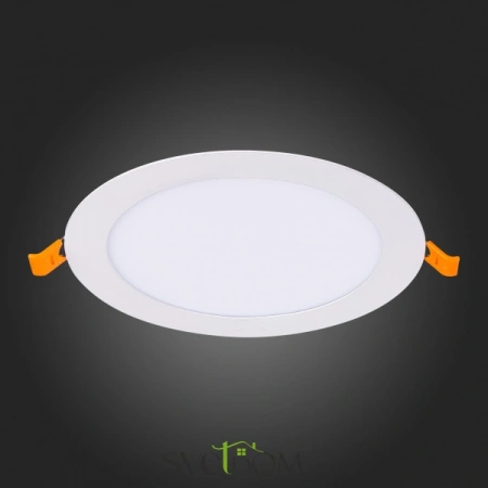 ST209.548.12 Св-к встр. Белый LED 1*12W 4000K 816Lm Ra80 110° IP20 D170xH8 90-265V Встраиваемые светильники ST LUCE