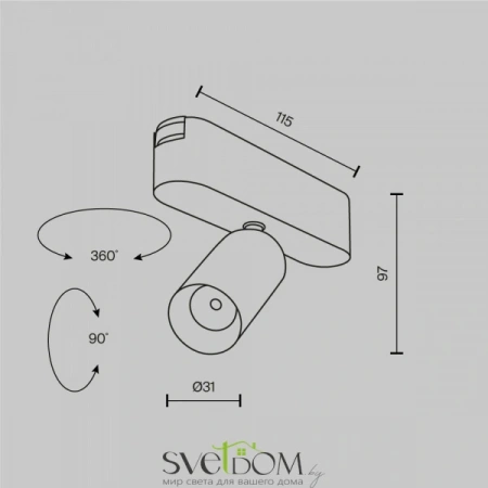 TR103-1-5W4K-M-W Maytoni