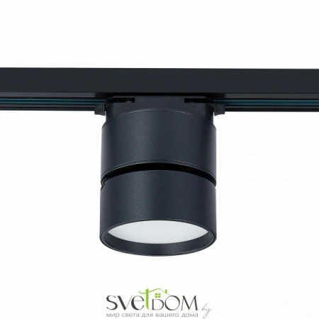 ST651.436.09 Св-к трек. Черный LED 1*9W 3000K 720Lm Ra>90 120° IP20 D85xH122 170-240VV Однофазная трековая система ST LUCE