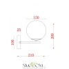 Бра и настенные светильники FR5230WL-01BS Freya | Svetdom.by