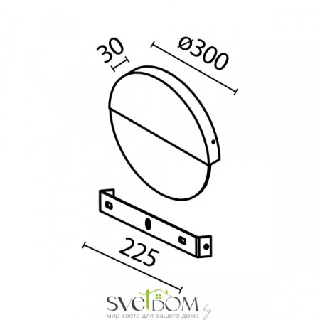 Настенные светильники MOD320WL-L6BS3K1 Maytoni | Svetdom.by