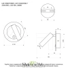 Настенный светильник Lussole Cozy LSP-7100 LED Lussole