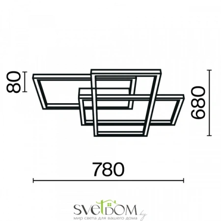 Потолочные светильники Maytoni MOD015CL-L80GK от Магазина Svetdom.by