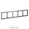 Рамки пластиковые Voltum S70 Сталь VLS100505 Voltum VLS100505