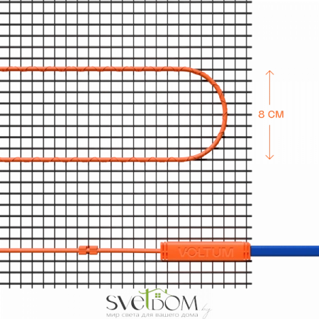 Нагревательные маты Voltum Т200 VLT01-200-12  – заказать с доставкой в Беларуси
