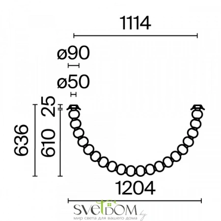 Потолочные светильники Maytoni MOD555CL-L28G3K от Магазина Svetdom.by