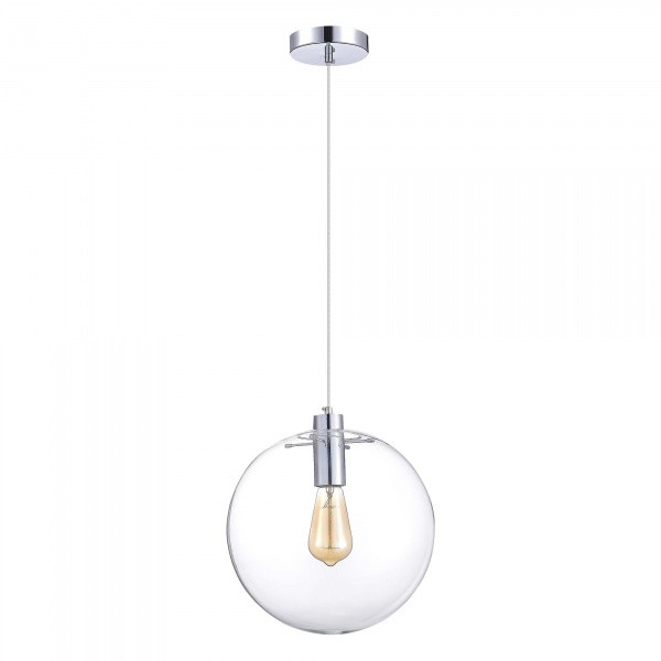 SL1056.123.01 Подвес ST-Luce Хром/Прозрачный E27 1*60W NOOR